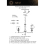 Люстра подвесная Aployt  APL.705.03.08