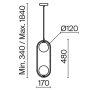 Подвесной светильник MAYTONI RING MOD013PL-02BS1