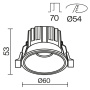 Встраиваемый светильник Technical DL058-7W3K-W