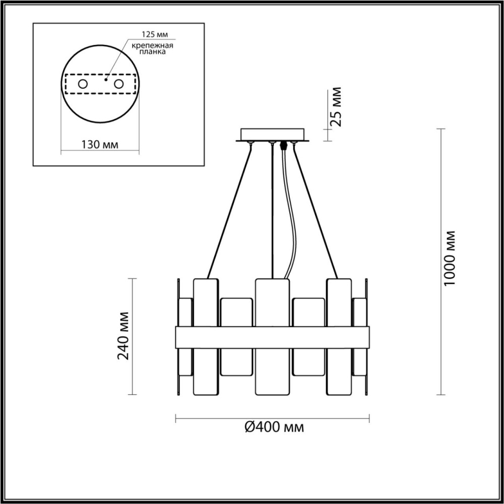 5269/4 MODERNI LN23 150 латунь Люстра E14 4*40W 220V SHANTI