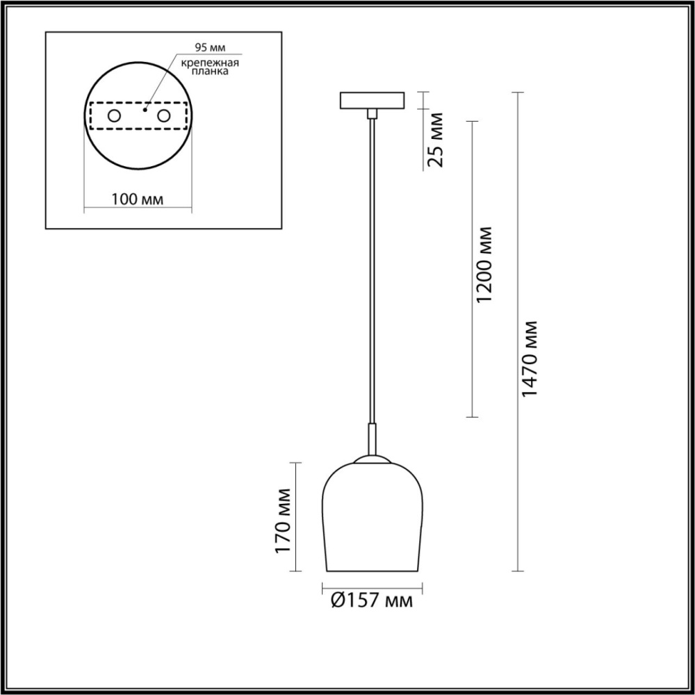 6551/1A SUSPENTIONI LN23 200 матовое золото Подвес E14 1*40W 220V ELLIE