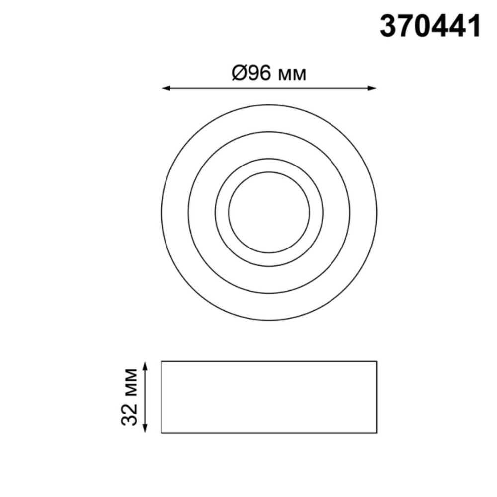 370441 SPOT NT19 301 хром Встраиваемый светильник IP20 GU10 50W 220V LILAC