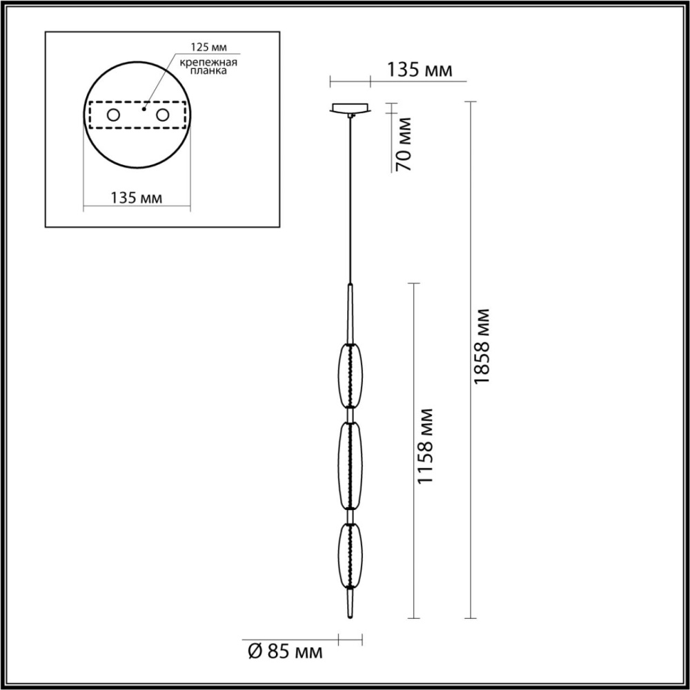 4792/28L PENDANT ODL21 323 бронзовый/белый Подвес LED 28W SPINDLE