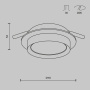 Встраиваемый светильник Technical DL086-GX53-RD-W