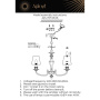 Люстра подвесная Aployt  APL.707.03.06