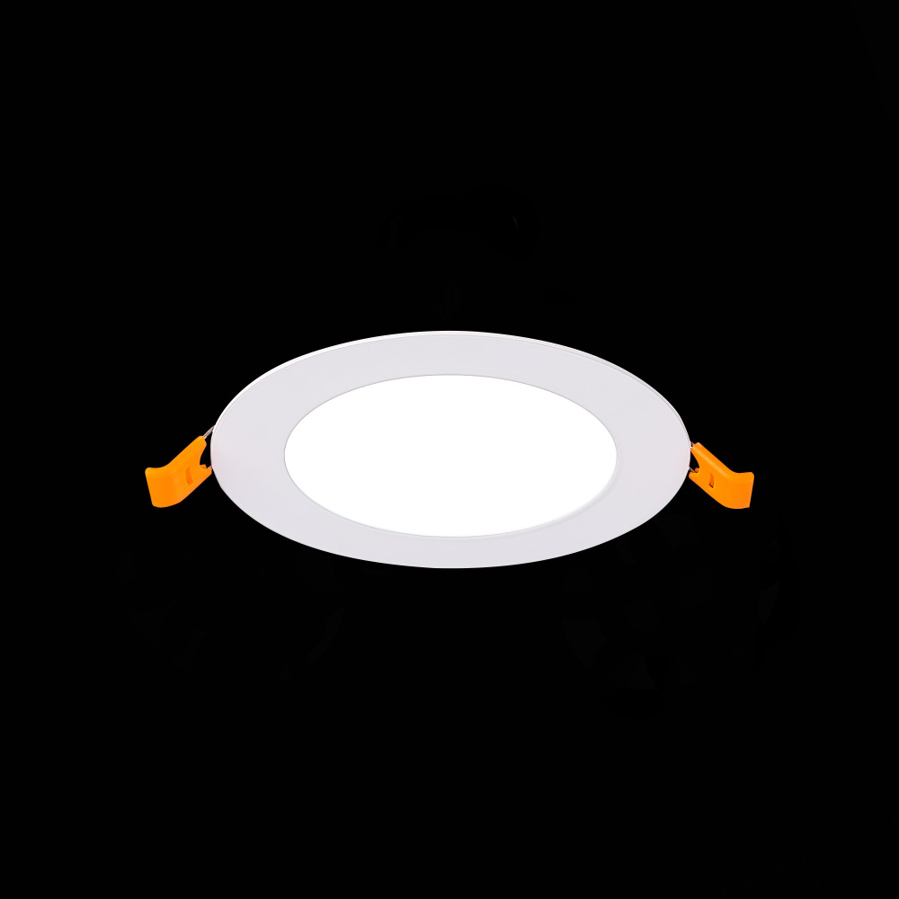 ST209.548.06 Св-к встр. Белый LED 1*6W 4000K 370Lm Ra80 110° IP20 D120xH8 90-265V Встраиваемые светильники