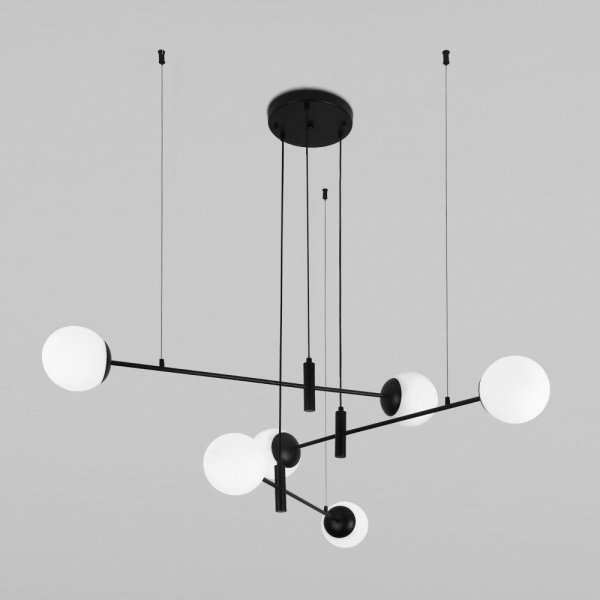Подвесной светильник со стеклянными плафонами 70146/6 черный