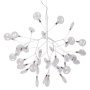 Подвесная люстра CRYSTAL LUX EVITA SP36 WHITE/TRANSPARENT