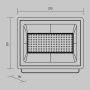 Прожектор Outdoor FL001-L100B4K