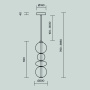 Подвесной светильник Maytoni MOD307PL-L36BS3K